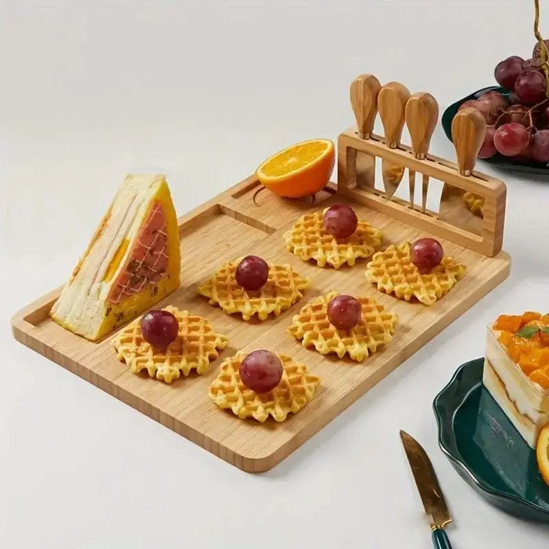 Planche À Découper Multifonction Avec 4 Outils De Coupe