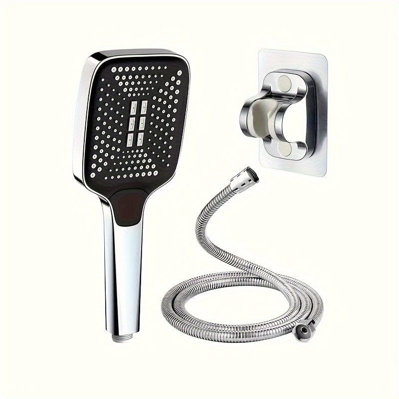 Pommeau de douche carré ajustable, superchargé en ABS, spray thermostatique, économiseur d'eau, accessoire de salle de bains