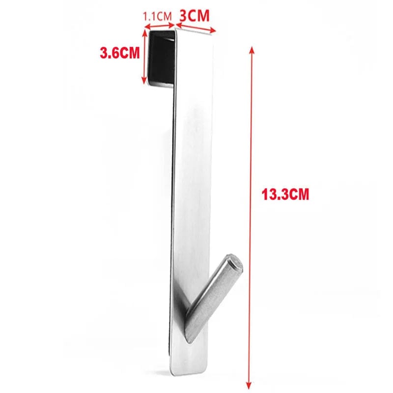 Porte-serviettes mural en acier inoxydable