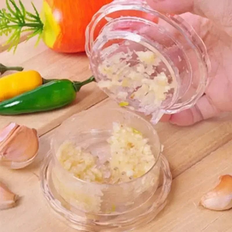 Presse-ail multifonctionnel à vis - Boîte à ail Coupe Légumes