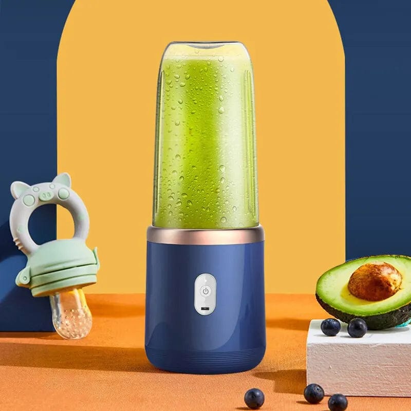 Presse-Jus Portable Électrique Multifonction 300ML - Bleu/Rose