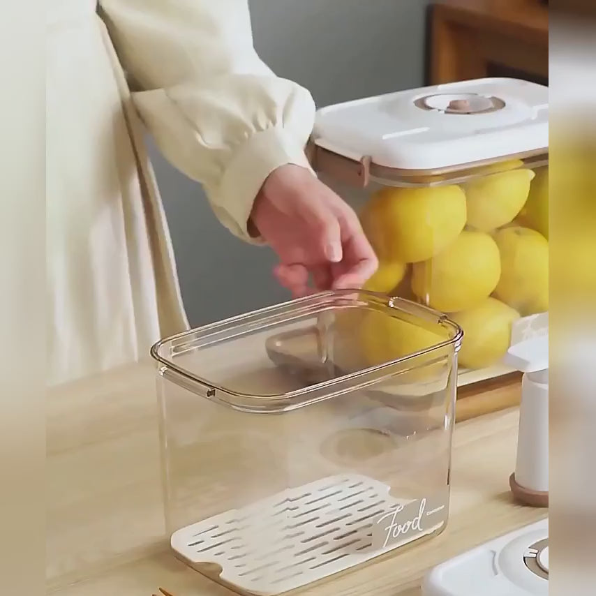 Boites de conservation sous vide avec Pompe aspirante