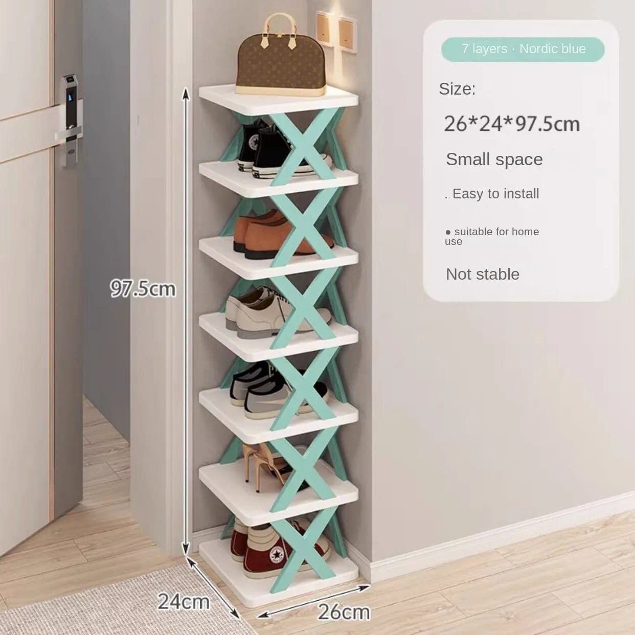 Rangement pour chaussures multi-étages