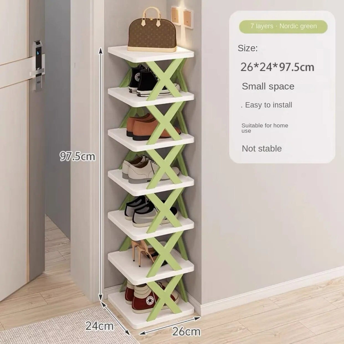 Rangement pour chaussures multi-étages
