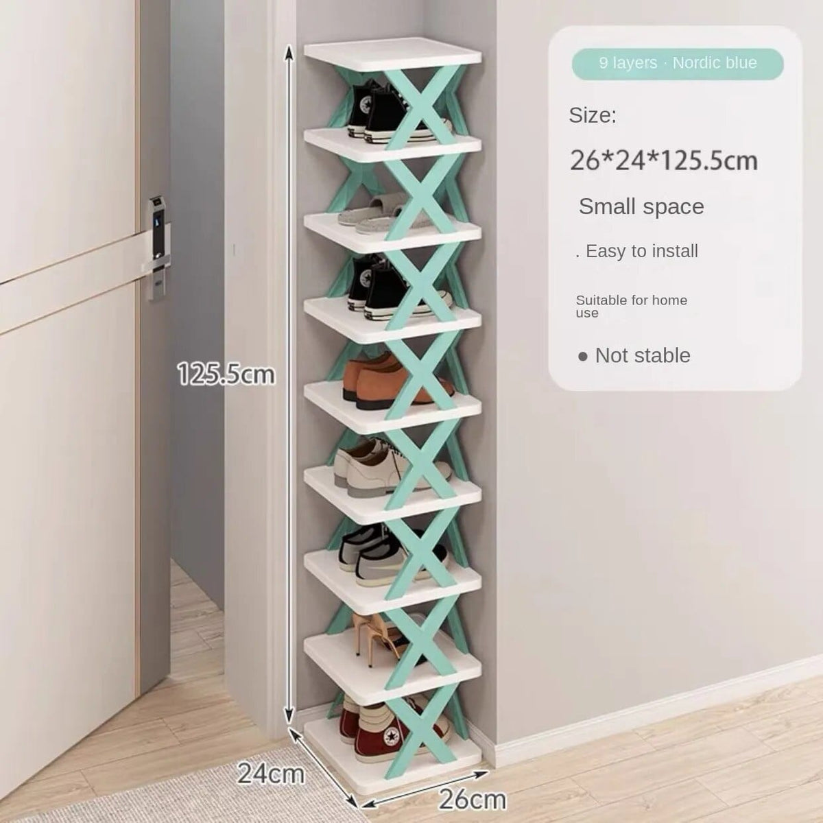 Rangement pour chaussures multi-étages
