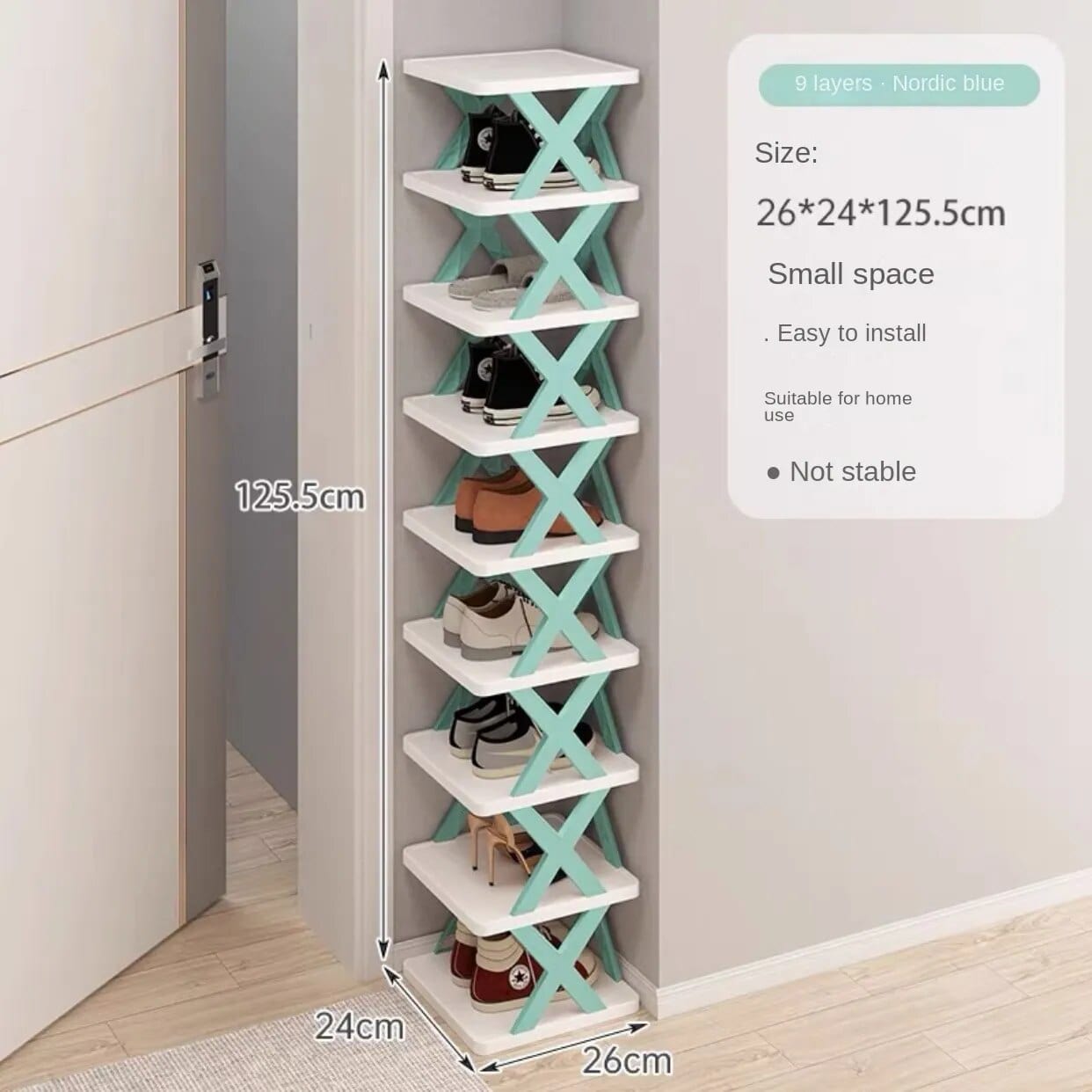 Rangement pour chaussures multi-étages