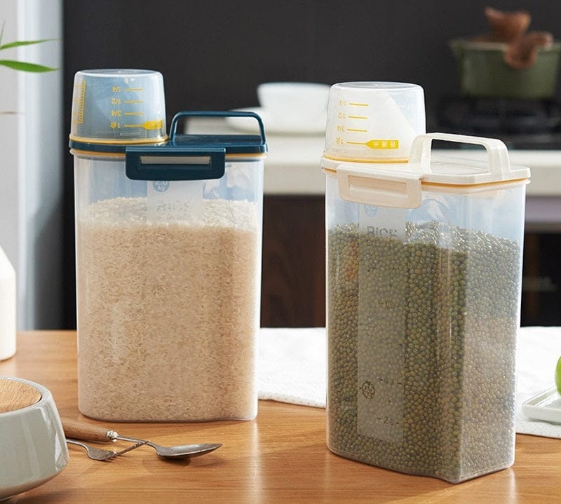 Récipient de stockage alimentaire avec bec verseur et doseur gradué Boîtes Hermétiques