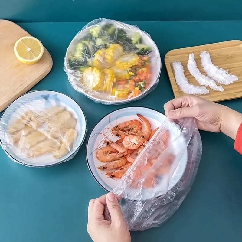 Rouleaux Film Alimentaire 100pcs, Colorés Frais DIY Cuisine - LY102027