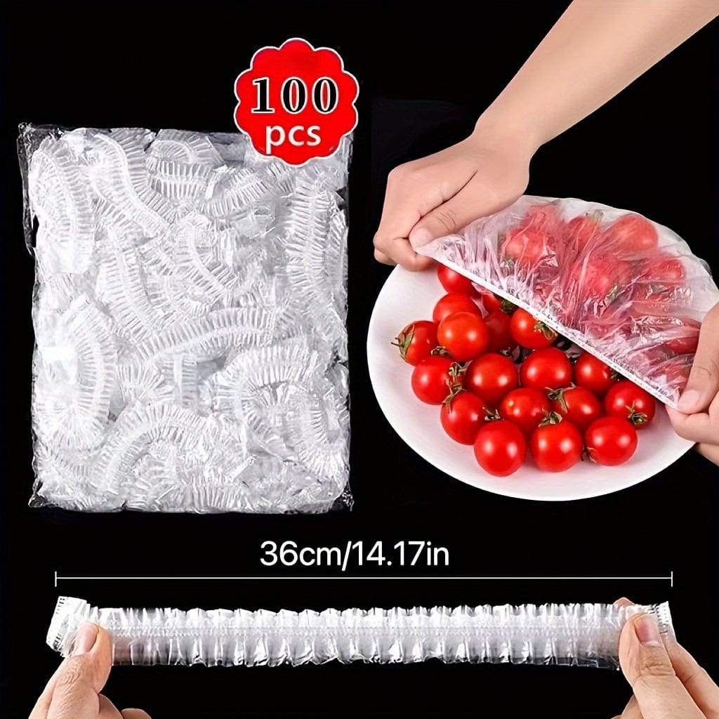 Rouleaux Film Alimentaire 100pcs, Colorés Frais DIY Cuisine - LY102027