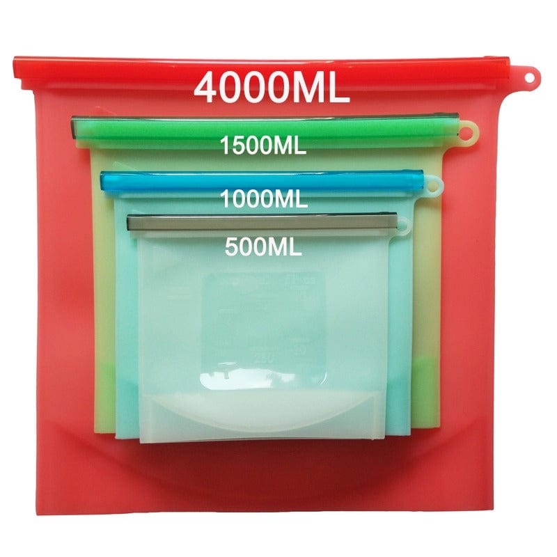 Sachets pour Congélation en silicone (réutilisables) ssr