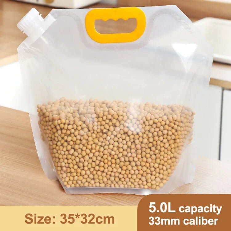 Sacs de Conservation avec poignée et verseur refermable (10 sacs) ssr