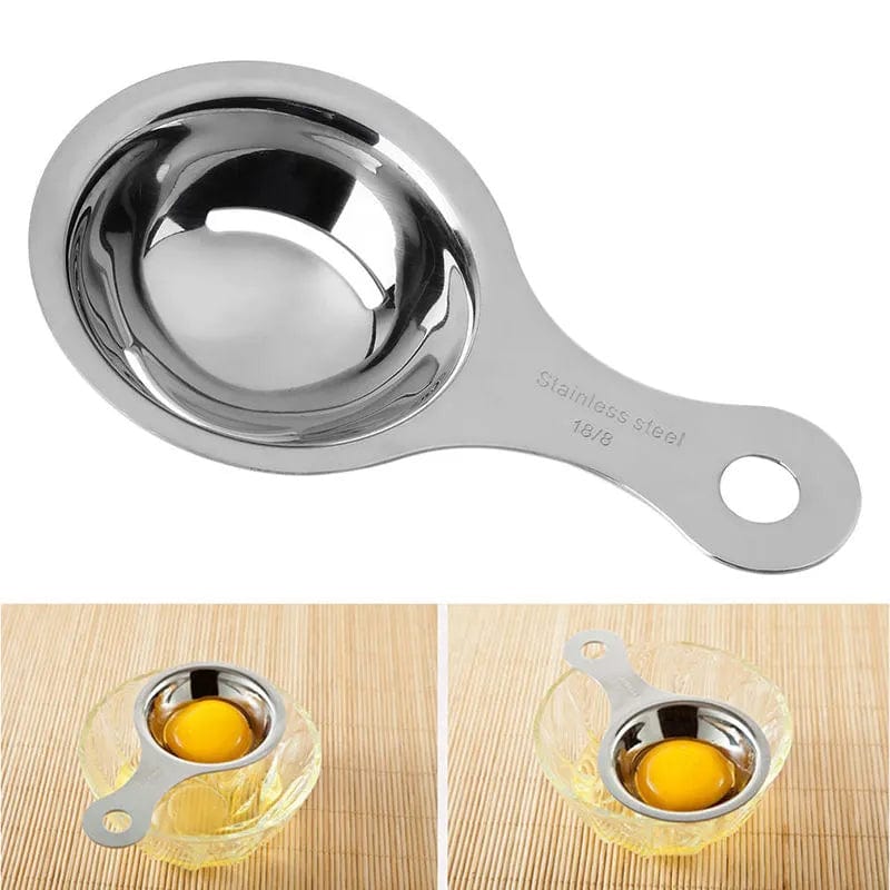 Séparateur d'Œufs en Acier Inoxydable - Outil Cuisine Pratique