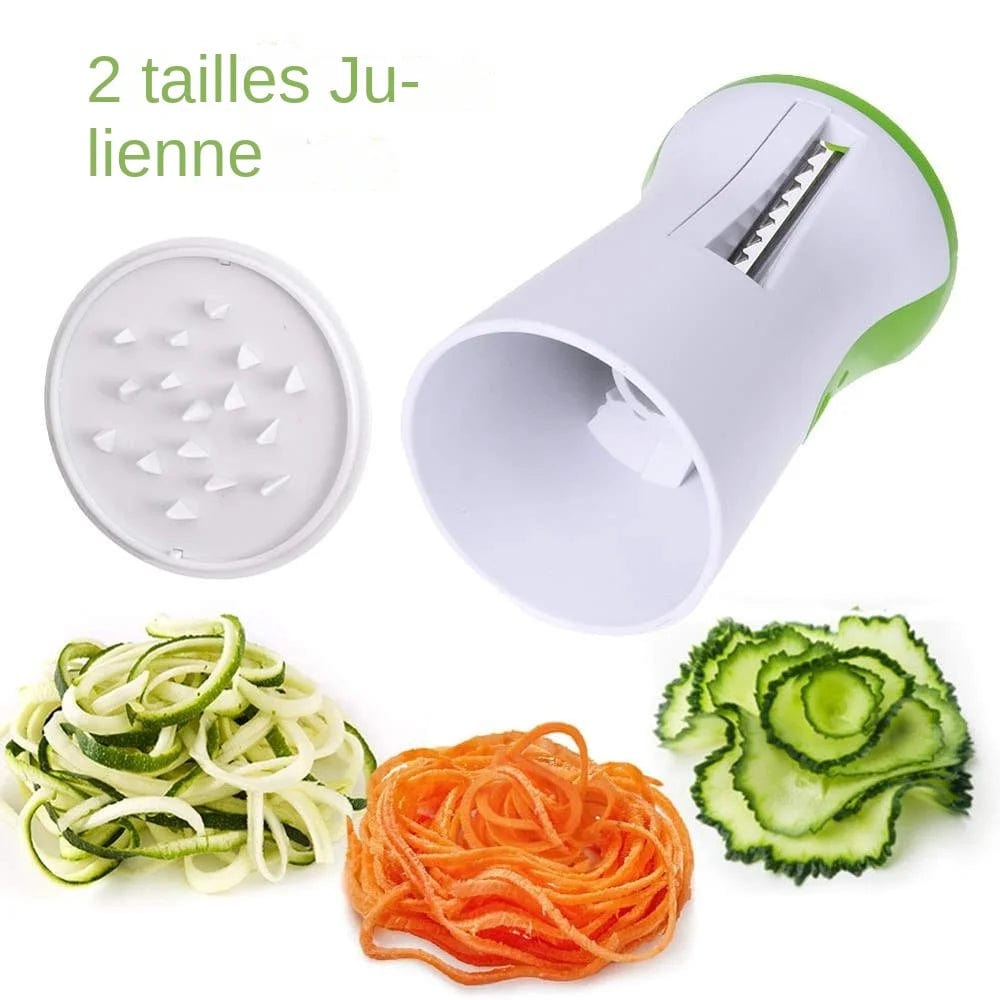 Spiralizer de Légumes en Acier Inoxydable - Coupe-légumes Spaghetti Zucchini Coupe Légumes