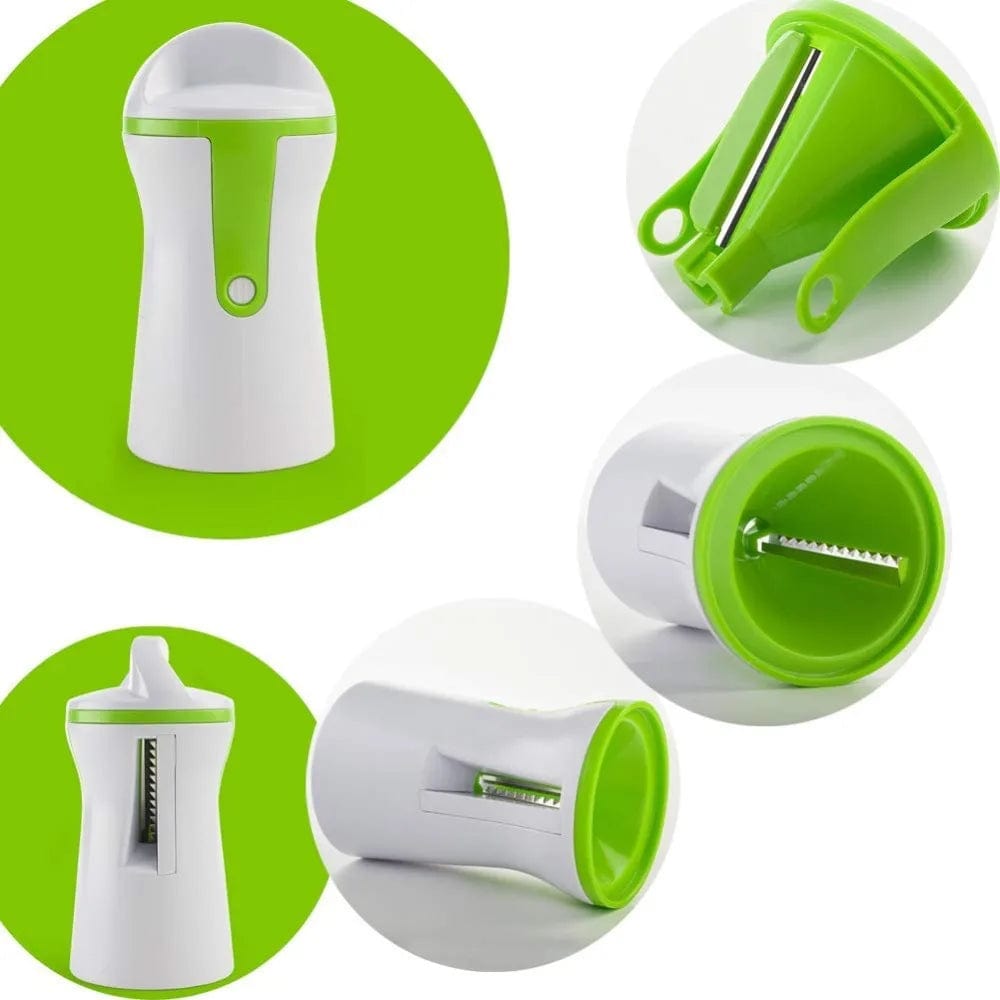 Spiralizer de Légumes Multifonction en Acier Inoxydable Coupe Légumes