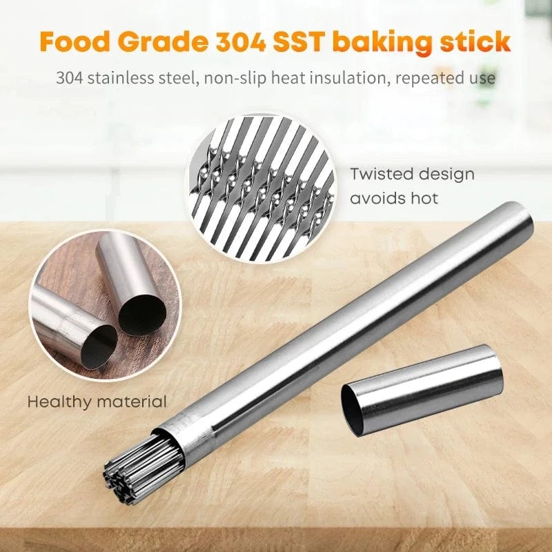 Brochettes de Barbecue réutilisables en acier inoxydable (Lots) barbecue