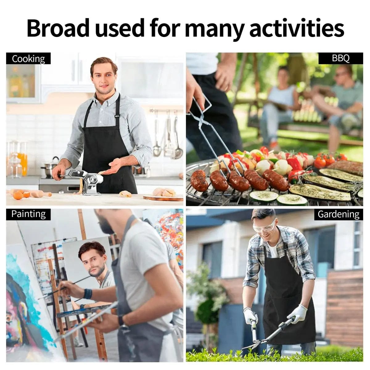 Tablier Cuisine Pizza Chat Espace Meme Unisexe Humoristique - Oxford - Pour Chefs Cuisiniers tablier