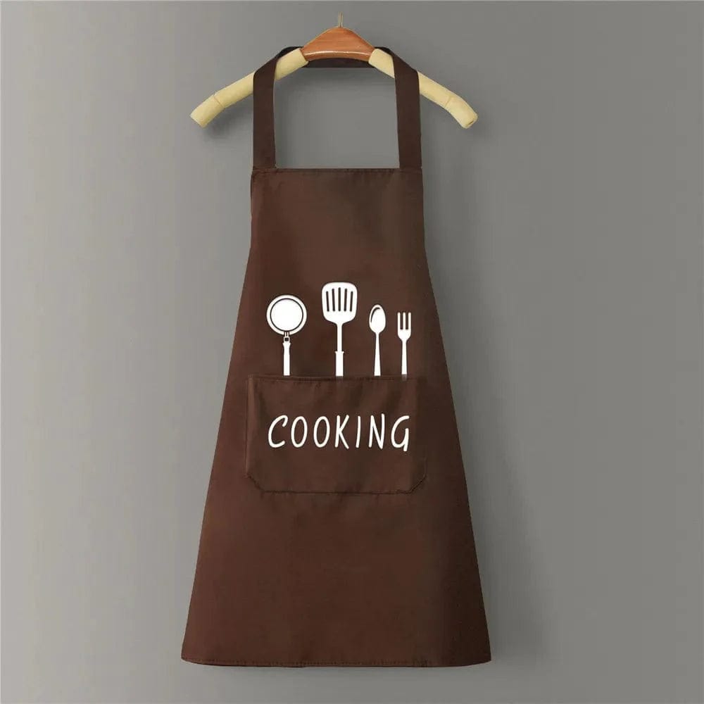 Tablier de Cuisine Classique "Cooking" en PVC Imperméable tablier