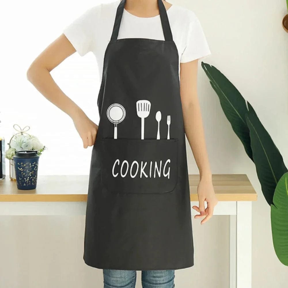 Tablier de Cuisine Classique "Cooking" en PVC Imperméable tablier