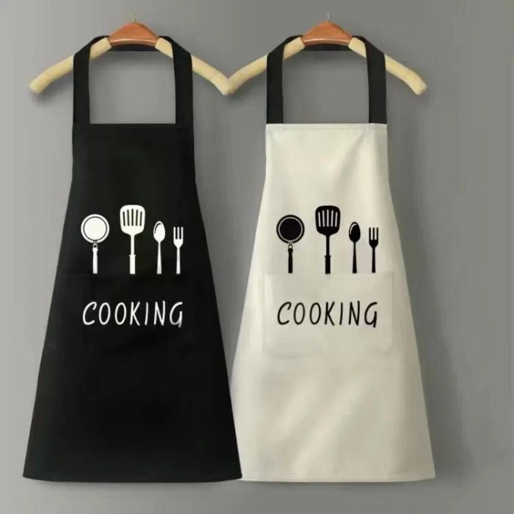 Tablier de Cuisine Classique "Cooking" en PVC Imperméable tablier