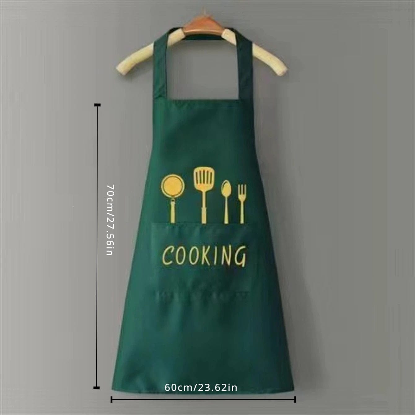 Tablier de Cuisine Classique "Cooking" en PVC Imperméable tablier