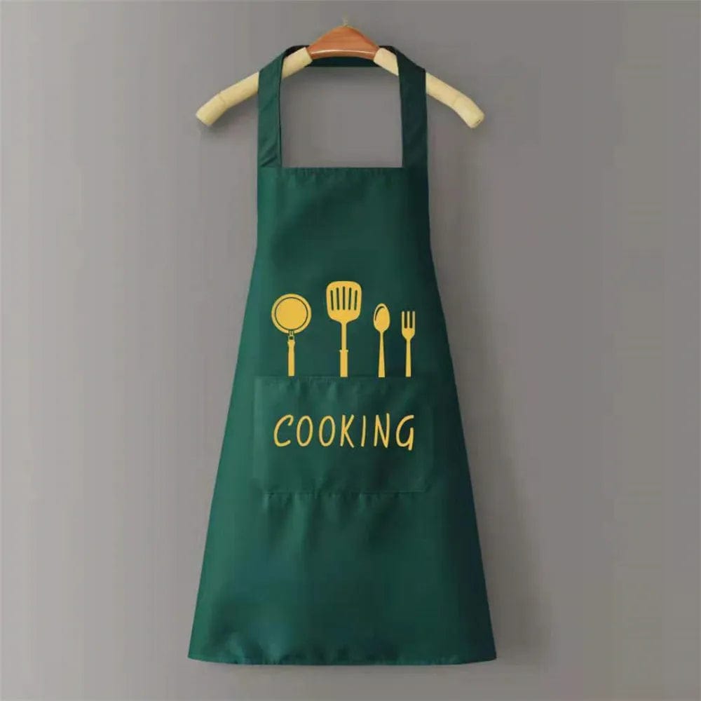 Tablier de Cuisine Classique "Cooking" en PVC Imperméable tablier