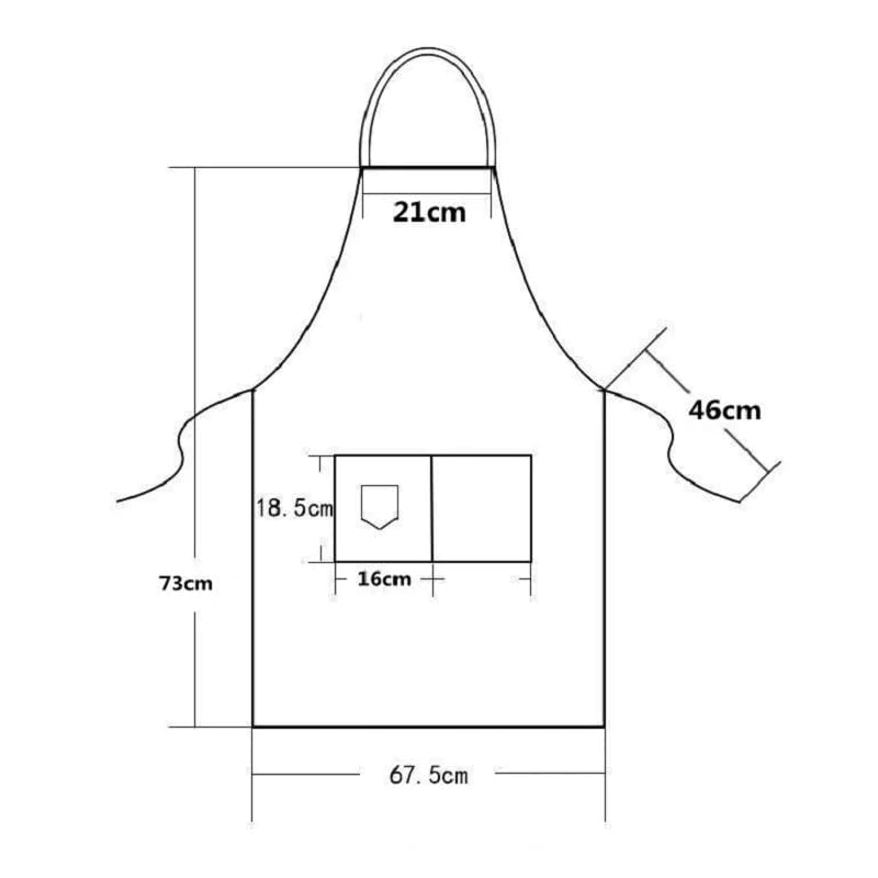 Tablier de Cuisine Confortable pour Femme/Homme - Polyester, Style Coréen tablier