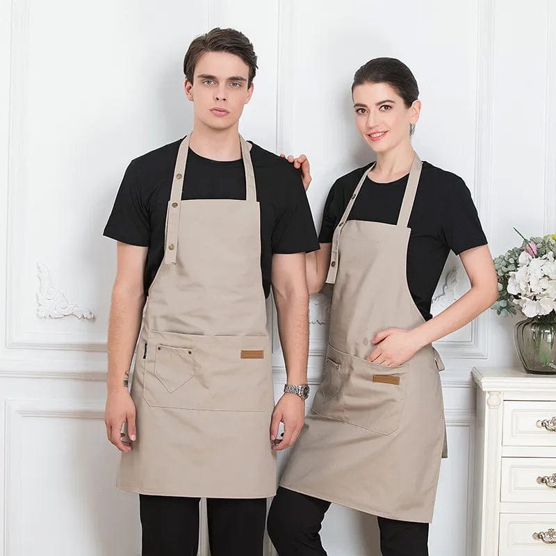 Tablier de Cuisine Confortable pour Femme/Homme - Polyester, Style Coréen tablier