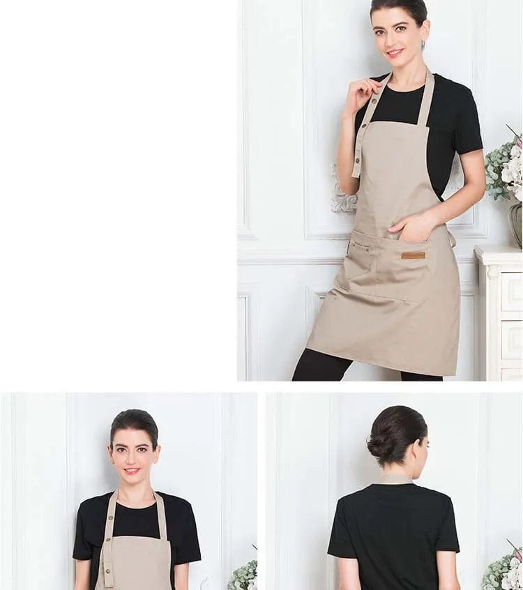 Tablier de Cuisine Confortable pour Femme/Homme - Polyester, Style Coréen tablier