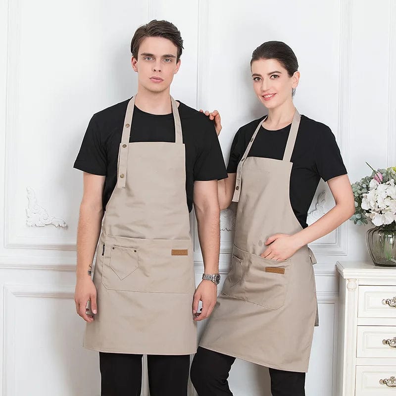 Tablier de Cuisine Confortable pour Femme/Homme - Polyester, Style Coréen tablier