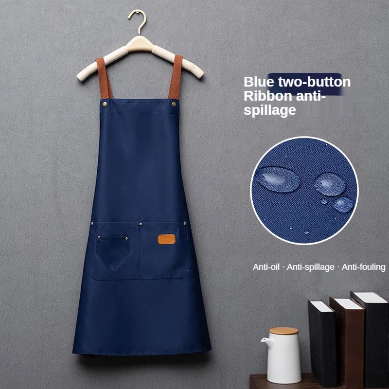 Tablier de cuisine en non-tissé pour homme et femme - Vert tablier