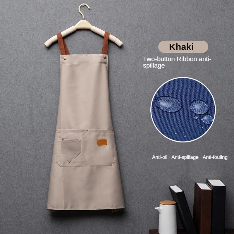 Tablier de cuisine en non-tissé pour homme et femme - Vert tablier