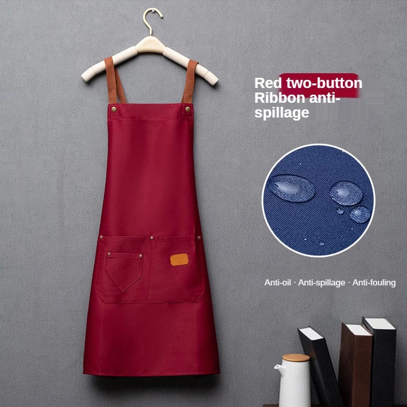 Tablier de cuisine en non-tissé pour homme et femme - Vert tablier