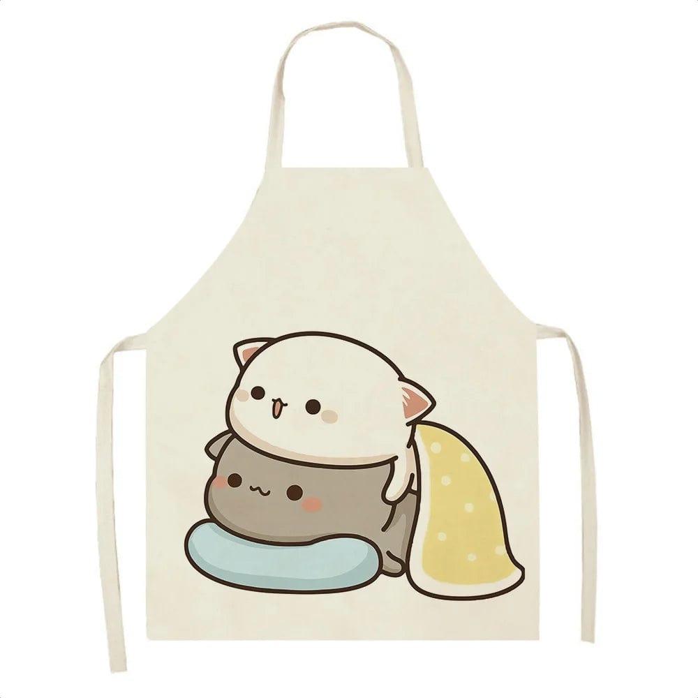 Tablier de Cuisine Kawaï Chats Cartoons Mignons - Taille Enfants tablier