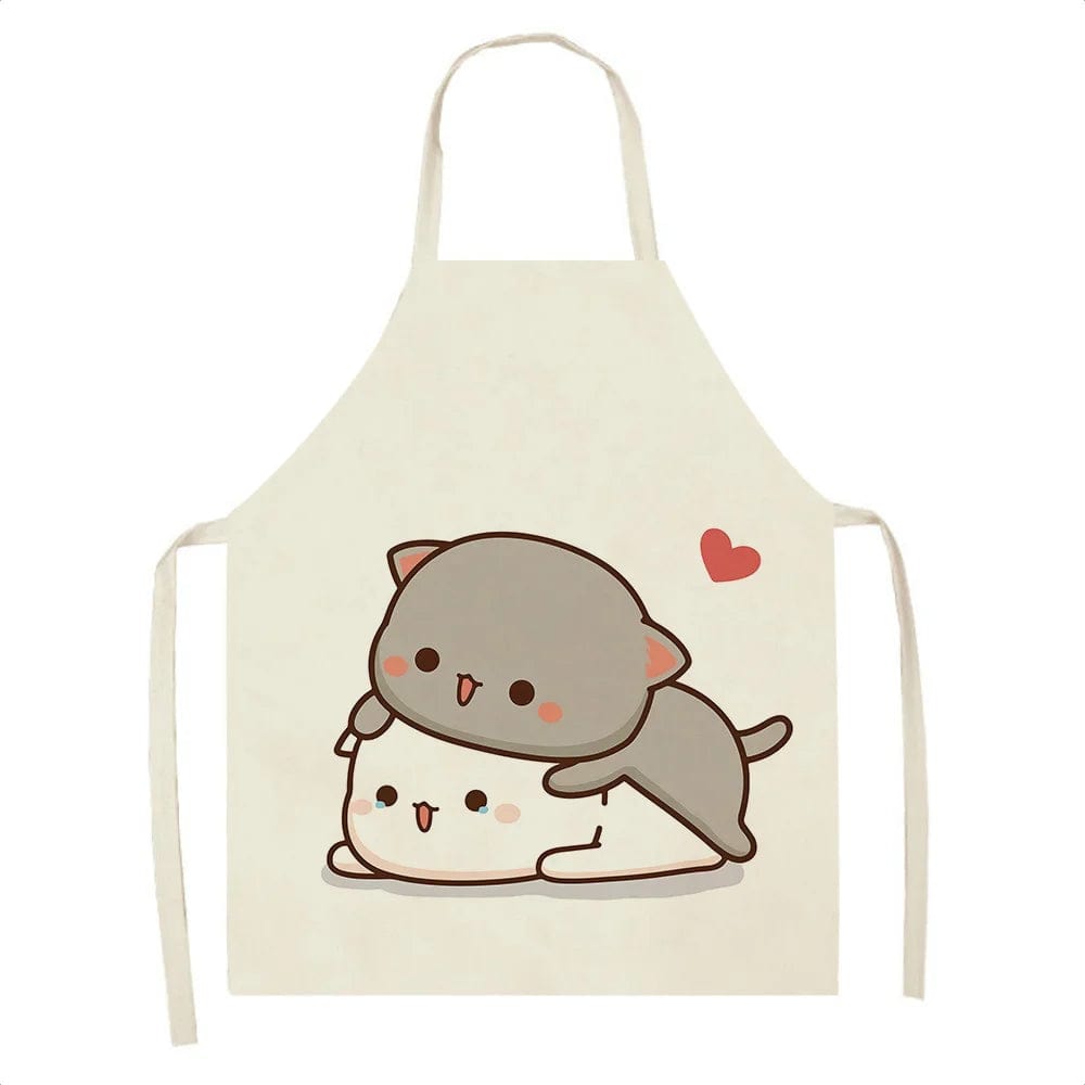 Tablier de Cuisine Kawaï Chats Cartoons Mignons - Taille Enfants tablier