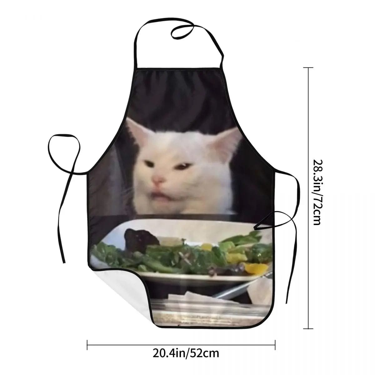 Tablier de Cuisine "Woman Yelling At A Cat" - Mème Internet tablier