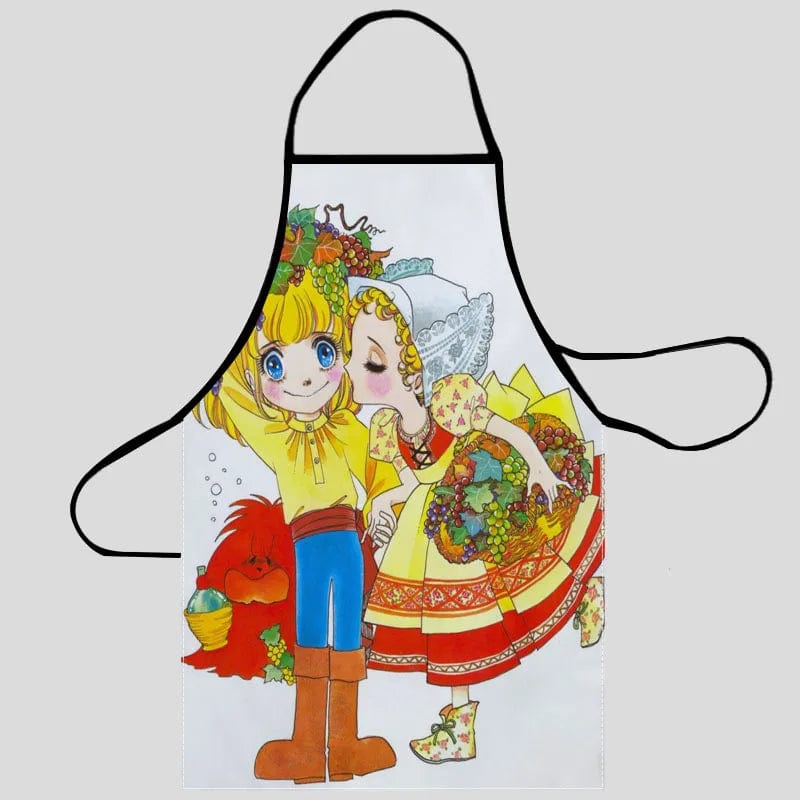 Tablier de Cuisine Oxford en Tissu pour Femmes - Tablier de Nettoyage Maison avec Poche