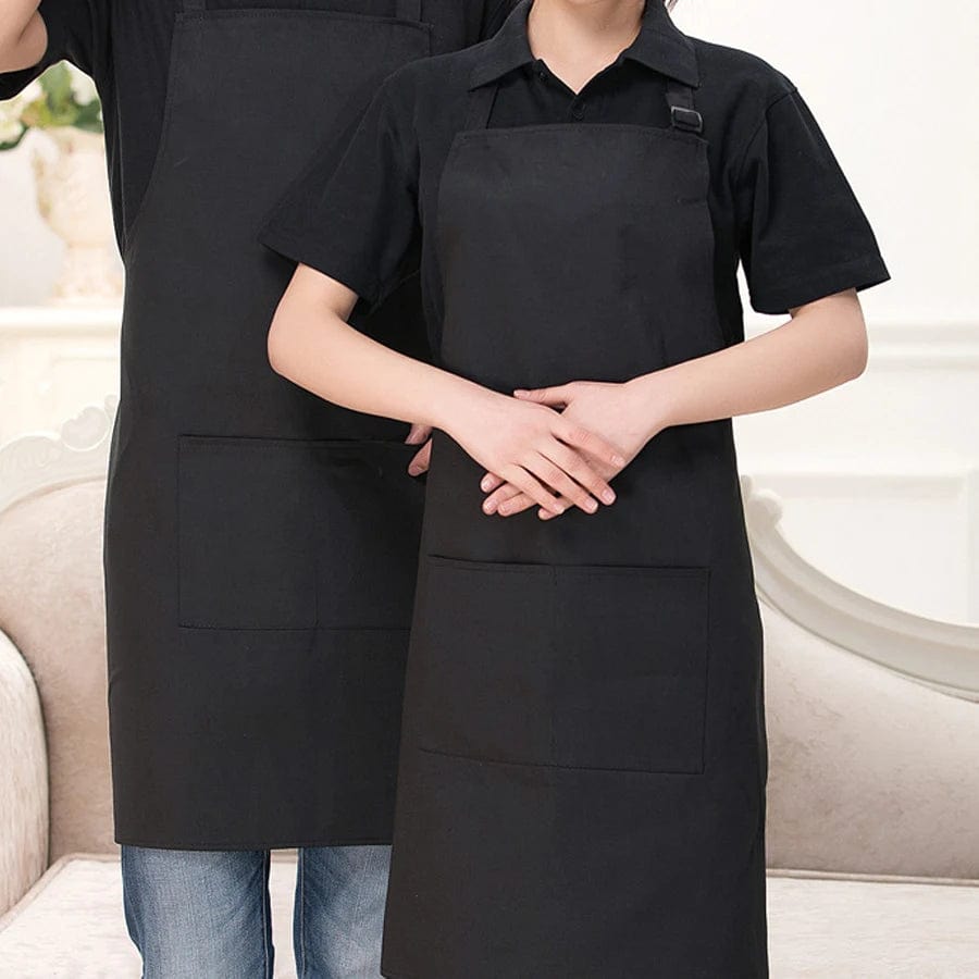Tablier de Cuisine Rayé Réglable pour Adulte - Idéal pour Restaurant, Camping et Cuisine