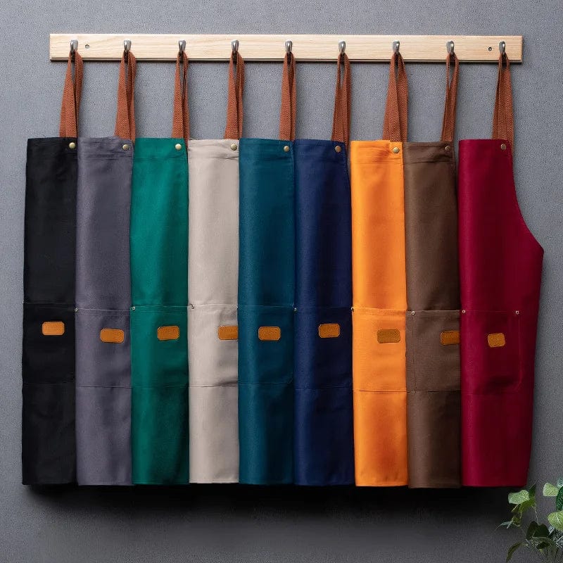 Tablier de cuisine sans manches en tissu non-tissé pour homme et femme - Tablier chef pour cuisine, grill et restaurant tablier