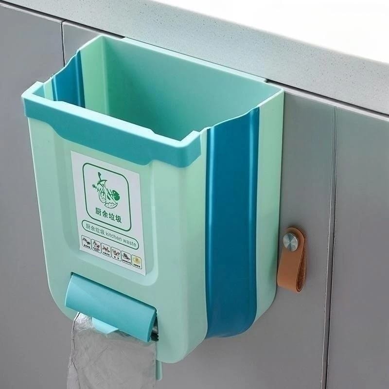 Poubelle de Cuisine Pliable Murale Suspendue — 7 L / 10 L, Porte de Placard Poubelle de cuisine